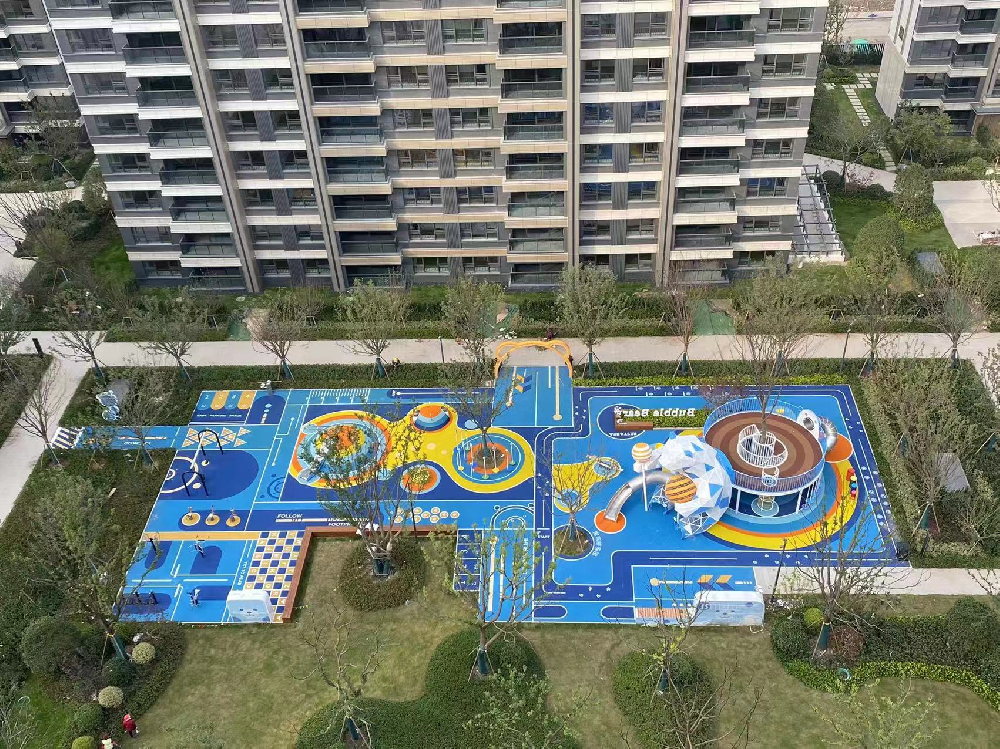 上海凯发K8实业圆满完成上海招商公馆儿童游乐区项目施工